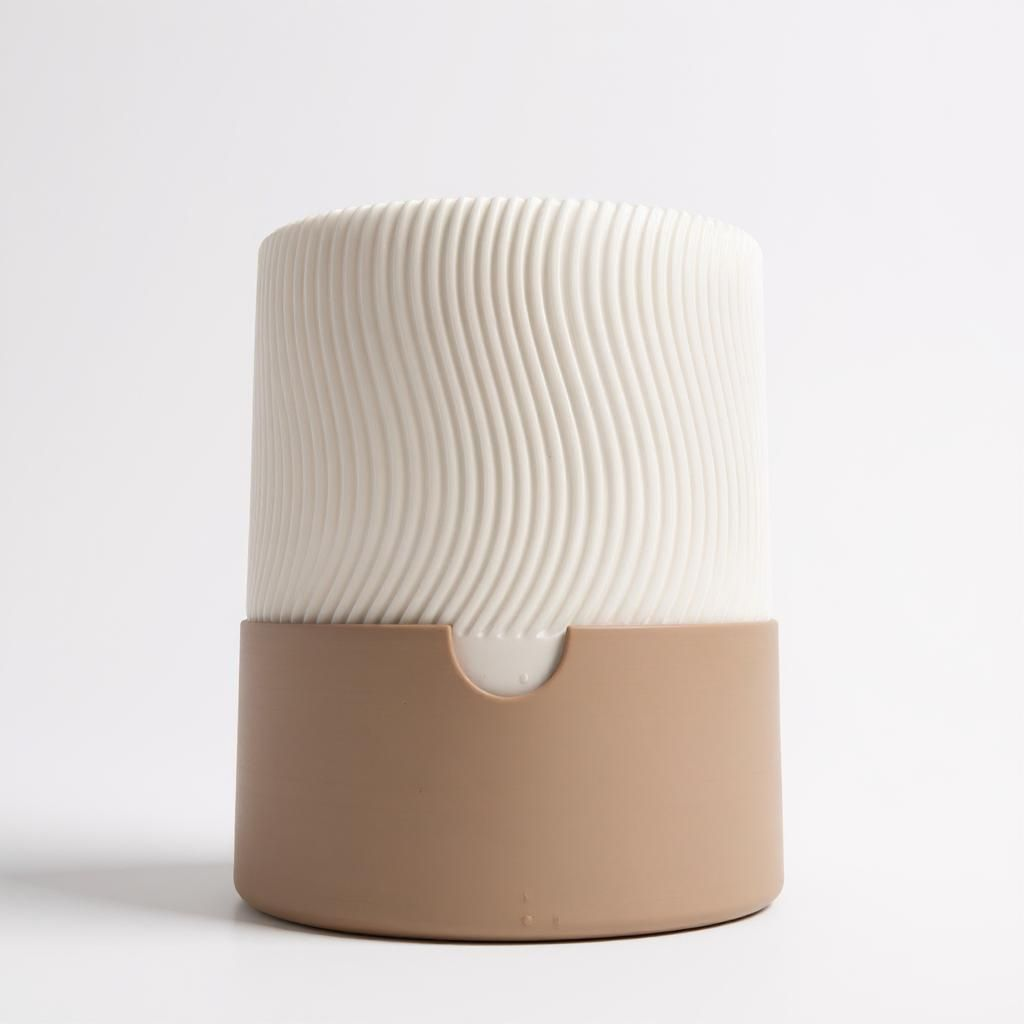 אגרטל דקורטיבי בעיצוב יוקרתי עם תא ניקוז תחתון